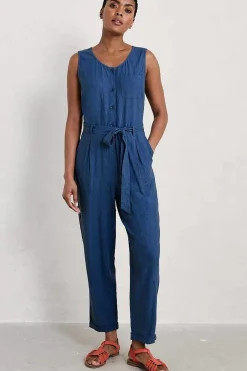 Women Seasalt Cornwall Abbey Pool Sleeveless Jumpsuit