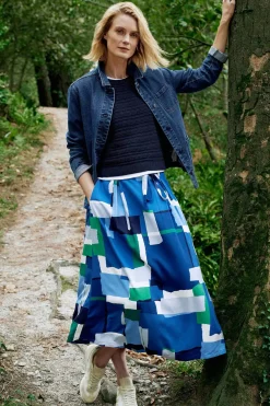 Women Seasalt Cornwall Allantide Midi Skirt