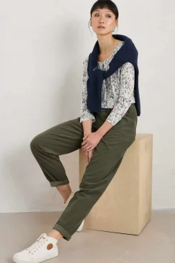 Women Seasalt Cornwall Appletree 3/4 Sleeve Top