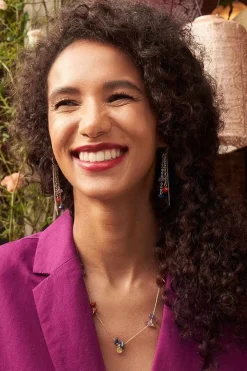 Women Seasalt Cornwall Arc Chain Drop Earrings