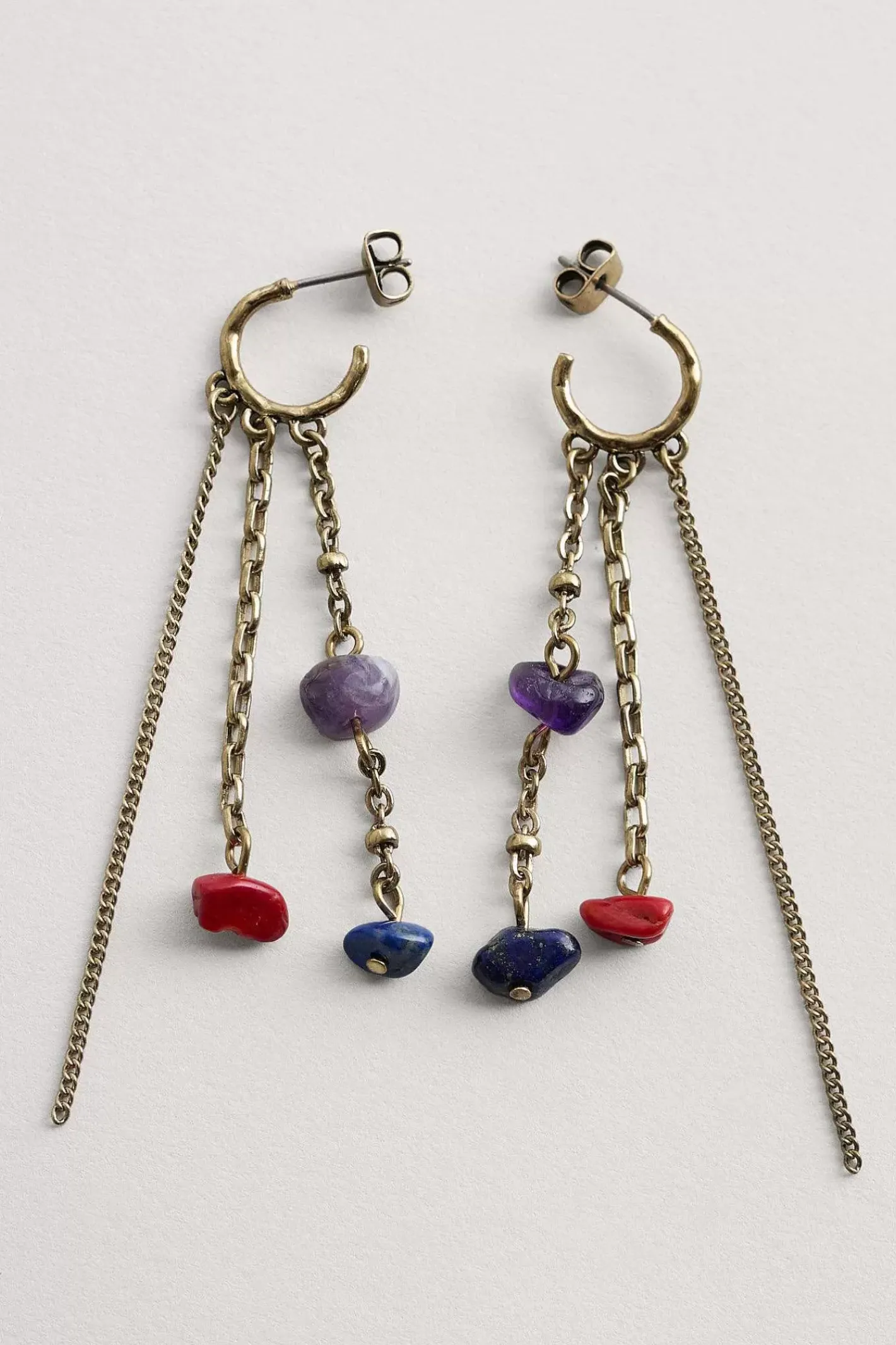 Women Seasalt Cornwall Arc Chain Drop Earrings
