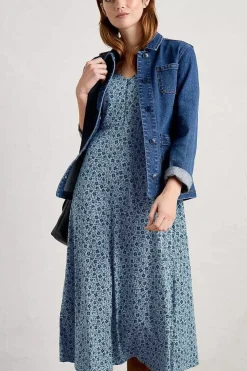 Women Seasalt Cornwall Ava Jersey V-Neck Dress