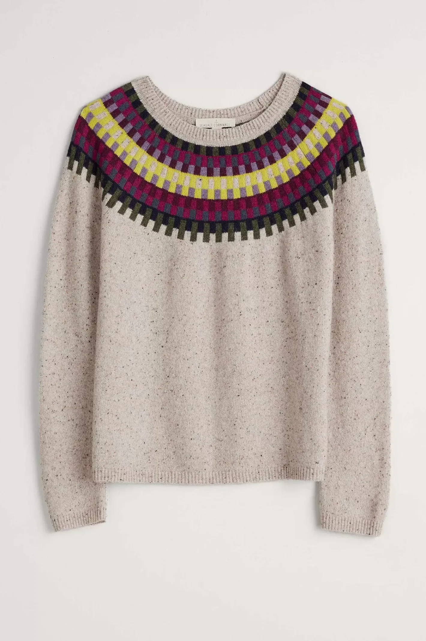 Women Seasalt Cornwall Berlewen Fair Isle Jumper