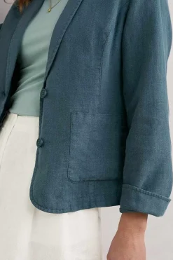 Women Seasalt Cornwall Blinker Linen Blazer