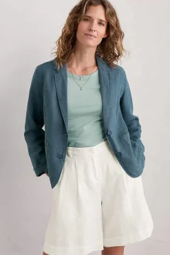 Women Seasalt Cornwall Blinker Linen Blazer