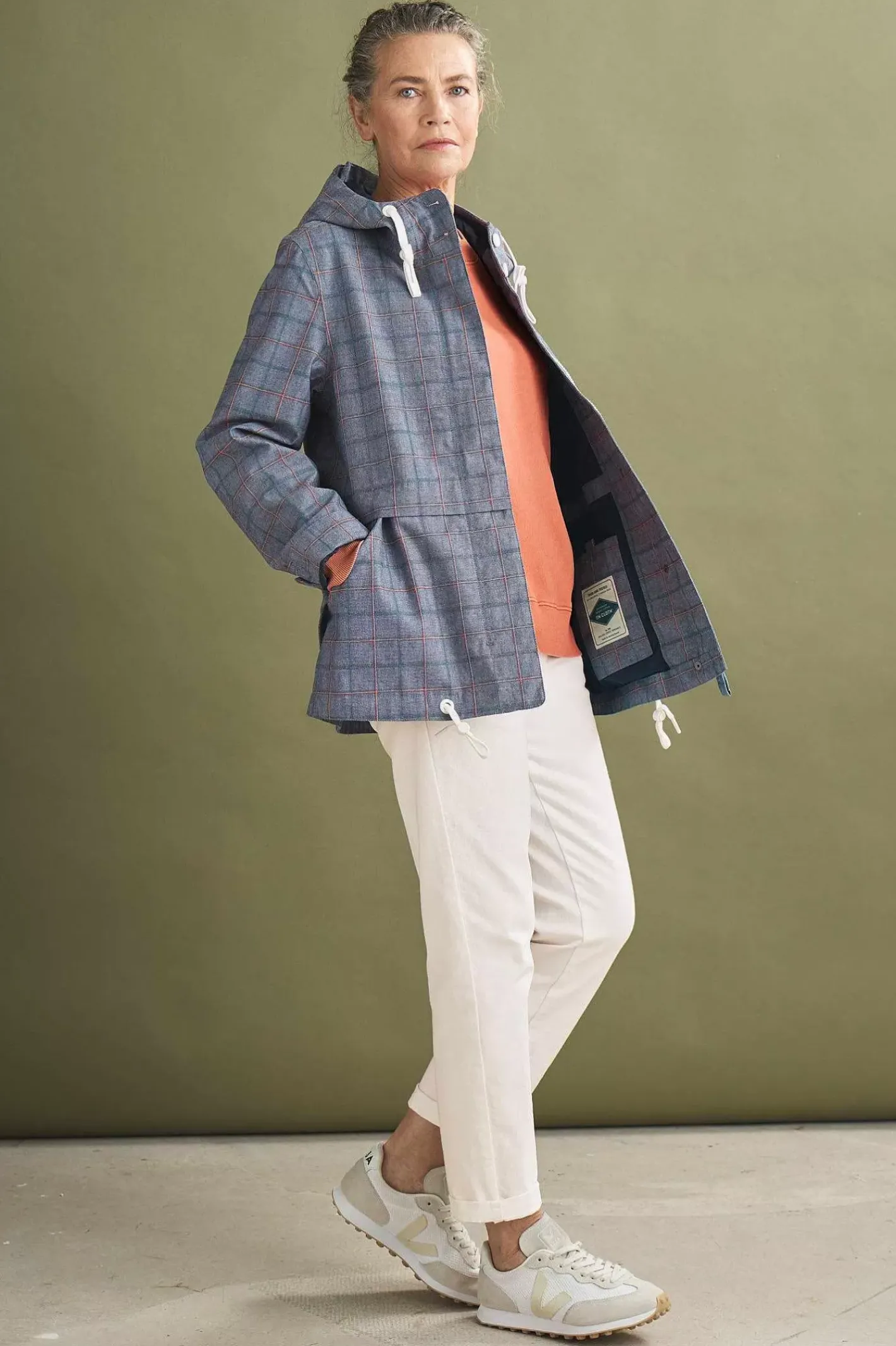 Women Seasalt Cornwall Blue Depth Waterproof Jacket