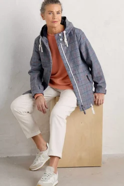 Women Seasalt Cornwall Blue Depth Waterproof Jacket