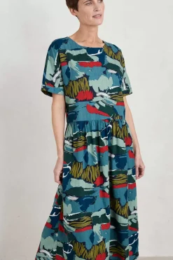 Women Seasalt Cornwall Brouse Organic Cotton Dress (Gots)