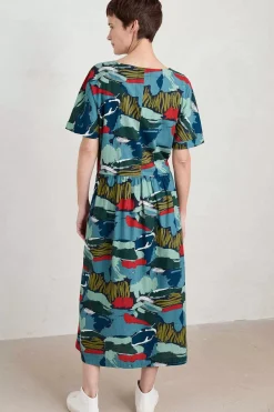 Women Seasalt Cornwall Brouse Organic Cotton Dress (Gots)