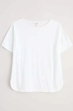 Women Seasalt Cornwall Bryher View Organic Cotton Boat Neck T-Shirt (Gots)