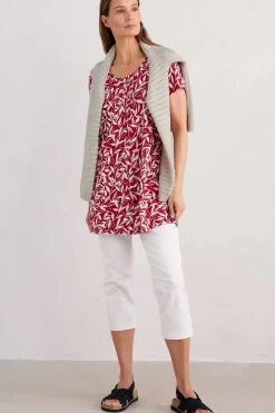 Women Seasalt Cornwall Busy Lizzy Short Sleeve Tunic