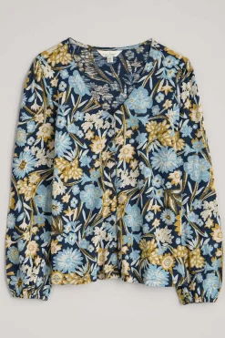 Women Seasalt Cornwall Butterflies Jersey Top