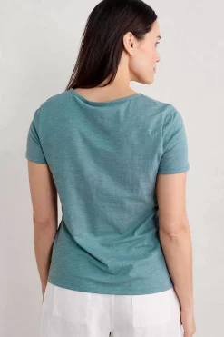 Women Seasalt Cornwall Camerance Scoop Neck T-Shirt (Gots)