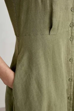 Women Seasalt Cornwall Carved Wood Midi Dress