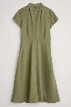 Women Seasalt Cornwall Carved Wood Midi Dress