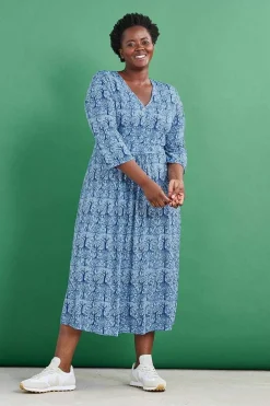 Women Seasalt Cornwall Carwynnen Three Quarter Sleeve Dress