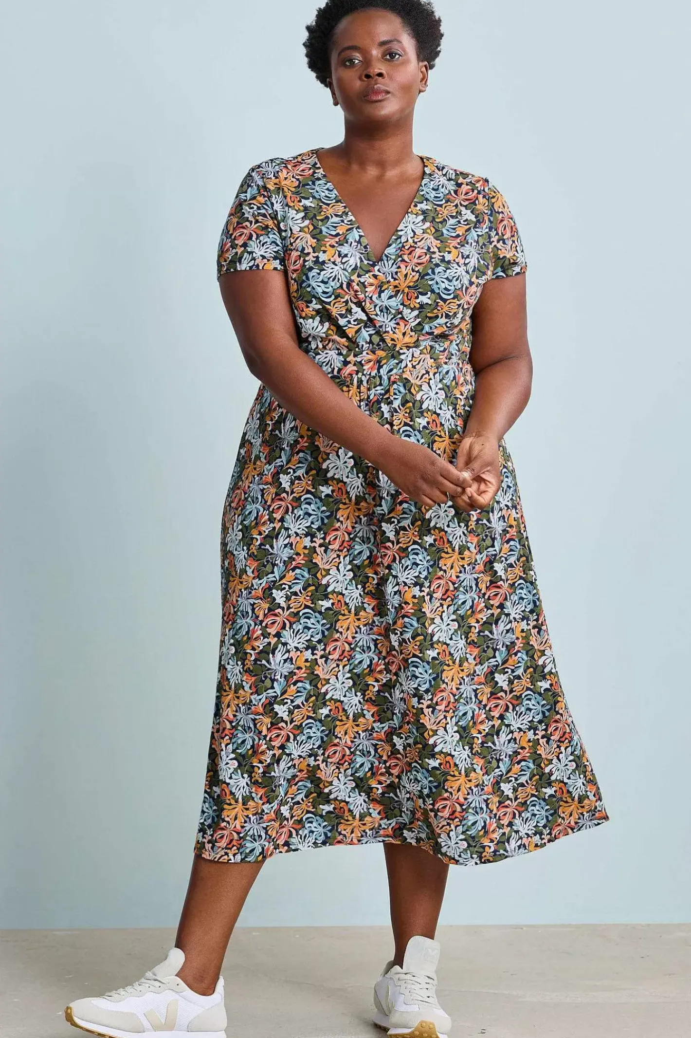 Women Seasalt Cornwall Chapelle Jersey Dress (Gots)