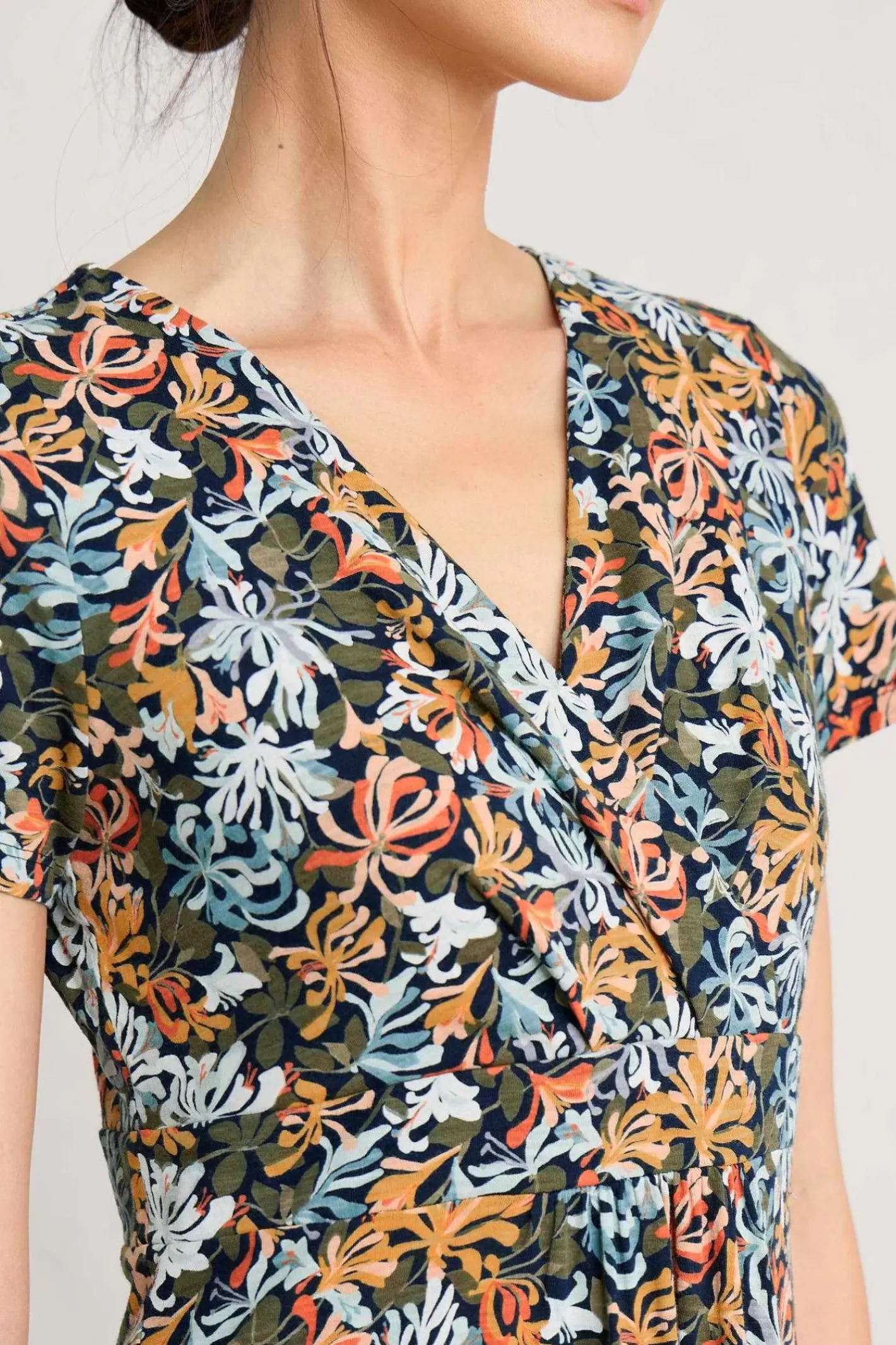 Women Seasalt Cornwall Chapelle Jersey Dress (Gots)