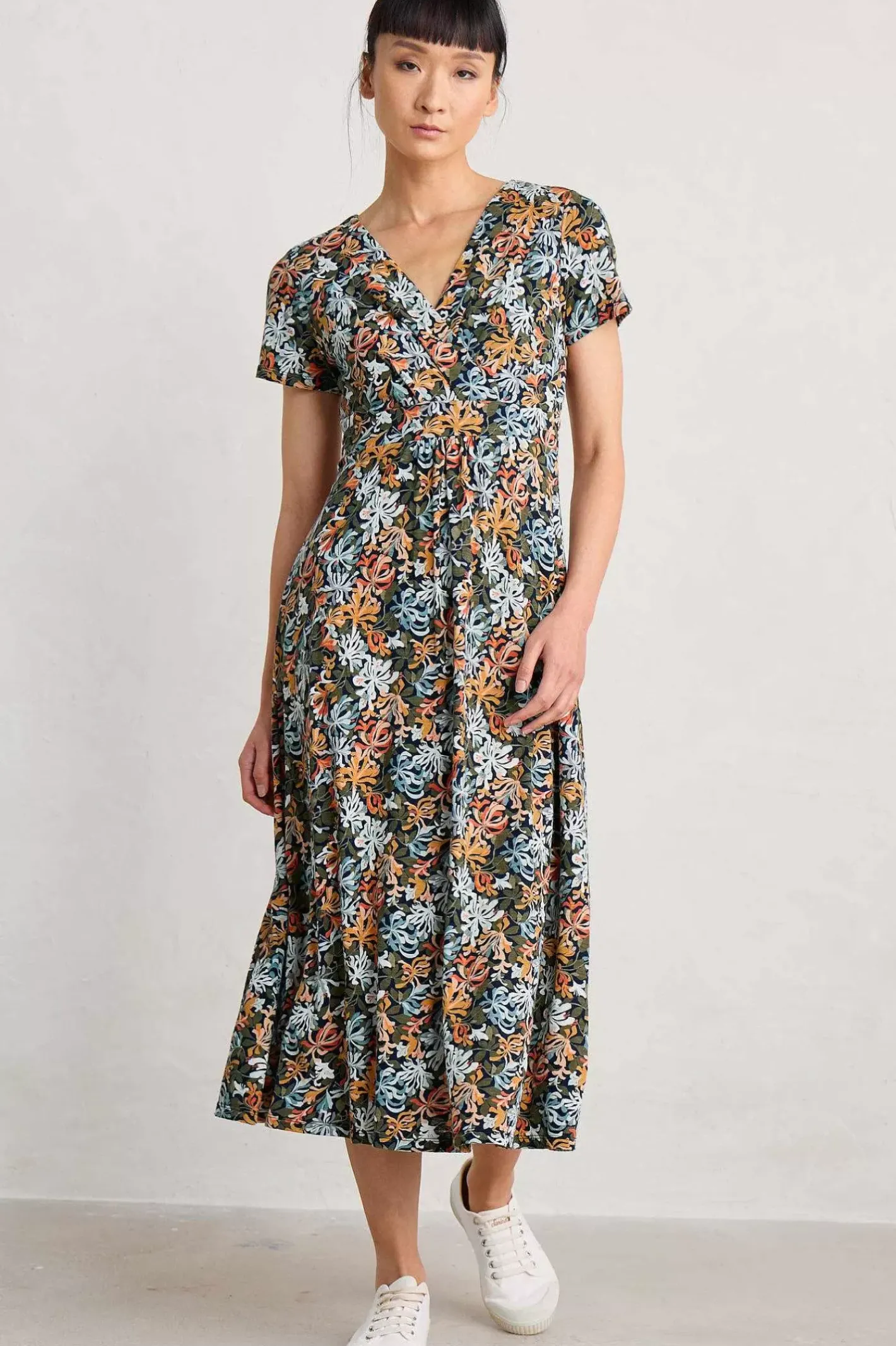 Women Seasalt Cornwall Chapelle Jersey Dress (Gots)