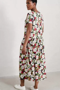 Women Seasalt Cornwall Cladonia Short Sleeve Jersey Dress