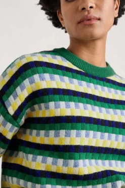 Women Seasalt Cornwall Clover Bed Lambswool Blend Jumper