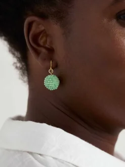 Women Seasalt Cornwall Condurrow Beaded Drop Earrings