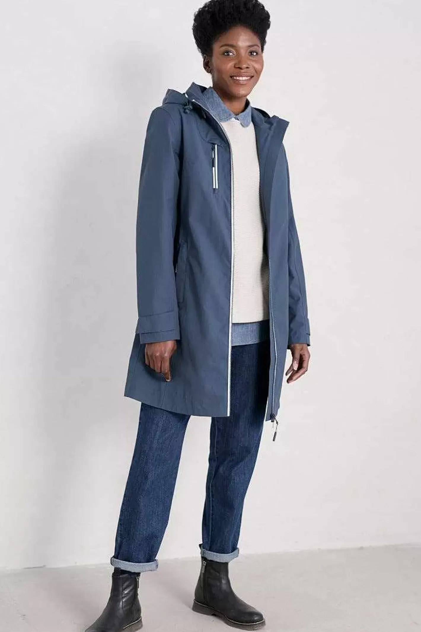 Women Seasalt Cornwall Coverack Waterproof Coat