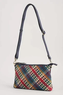 Women Seasalt Cornwall Crenvor Woven Leather Cross Body Bag