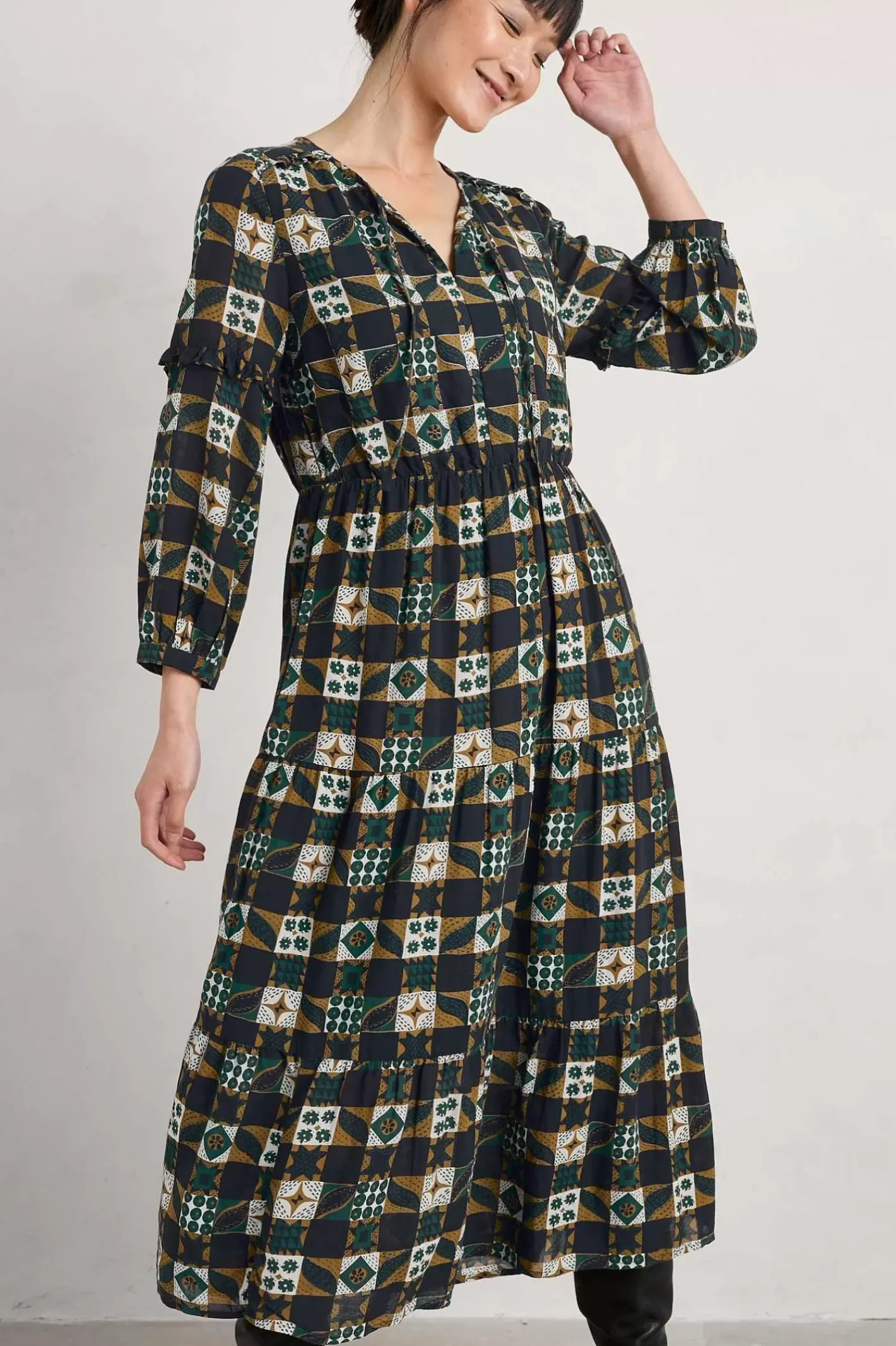 Women Seasalt Cornwall Dearling Tiered Dress