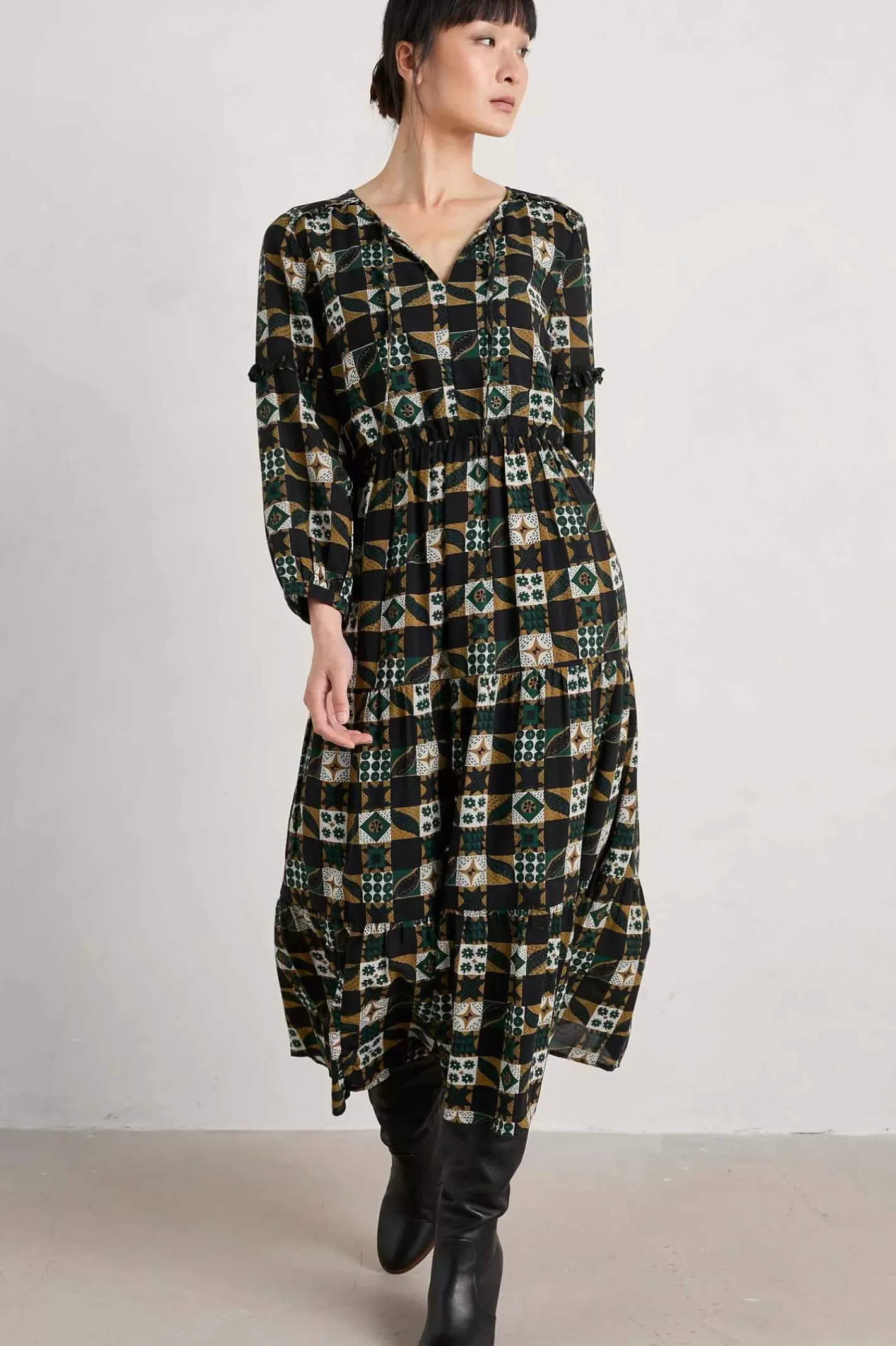 Women Seasalt Cornwall Dearling Tiered Dress