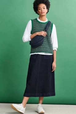 Women Seasalt Cornwall Dusk Journey Skirt