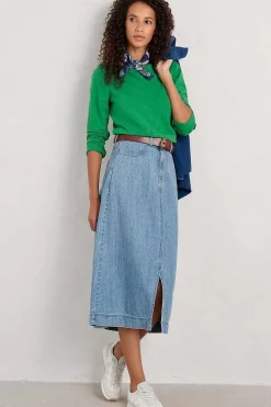 Women Seasalt Cornwall Easel Long Sleeve Jersey Top (Gots)