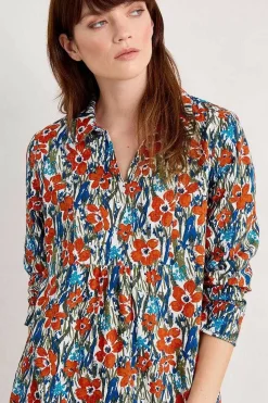 Women Seasalt Cornwall Fal Water Printed Tunic