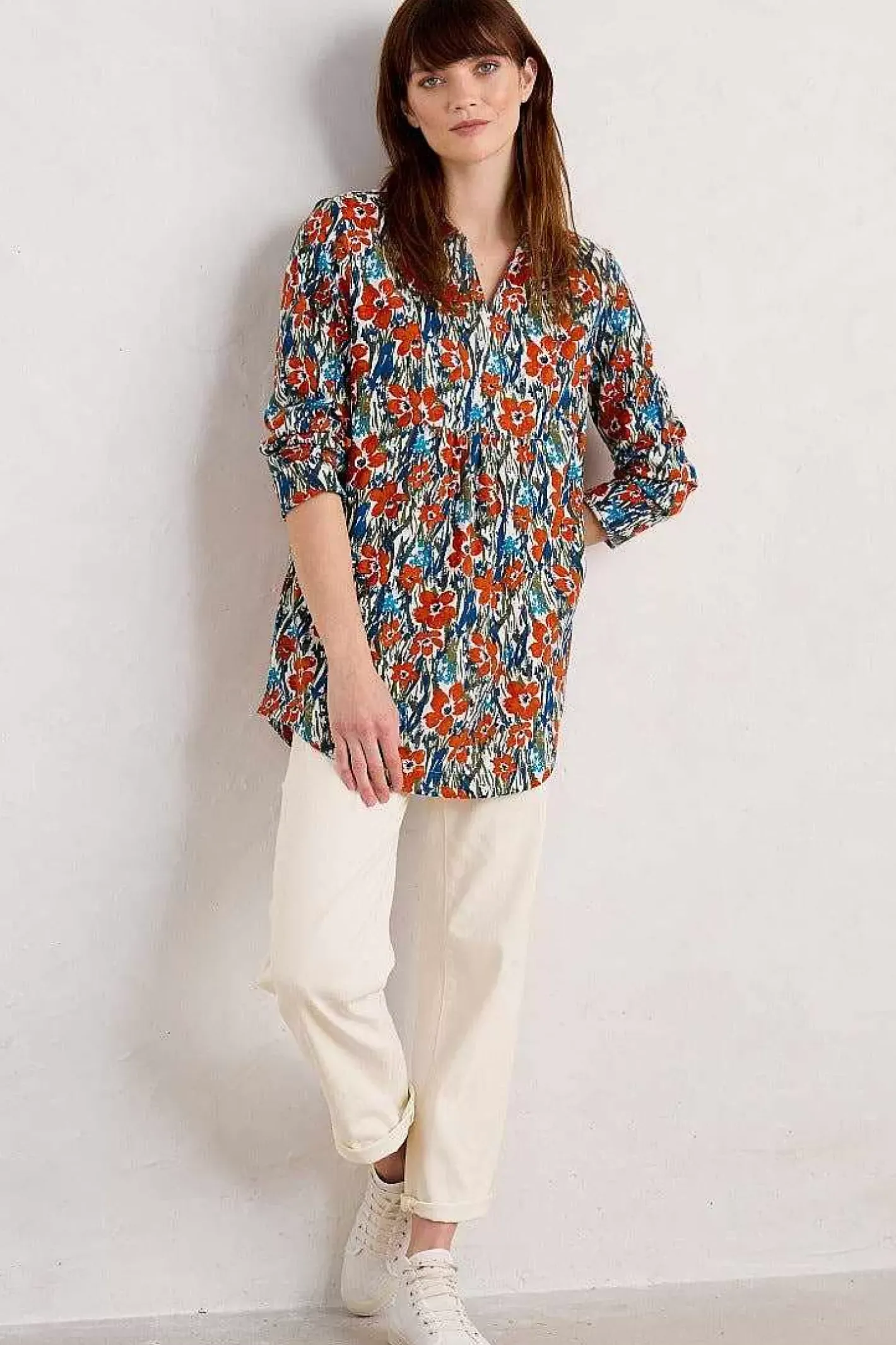 Women Seasalt Cornwall Fal Water Printed Tunic