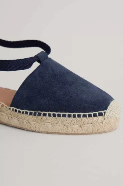 Women Seasalt Cornwall Fern Path Suede Wedge Espadrilles