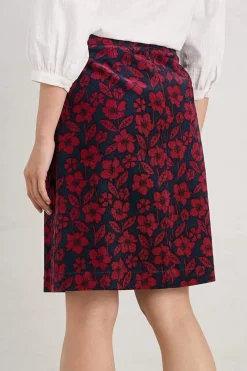 Women Seasalt Cornwall Ferry Crossing Needlecord Skirt
