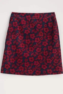 Women Seasalt Cornwall Ferry Crossing Needlecord Skirt