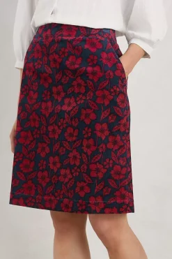 Women Seasalt Cornwall Ferry Crossing Needlecord Skirt