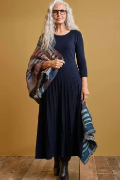 Women Seasalt Cornwall Folk Song Knitted Midi Dress