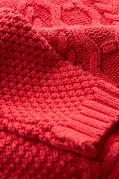 Women Seasalt Cornwall Forest Ridge Cable Knit Collared Cardigan