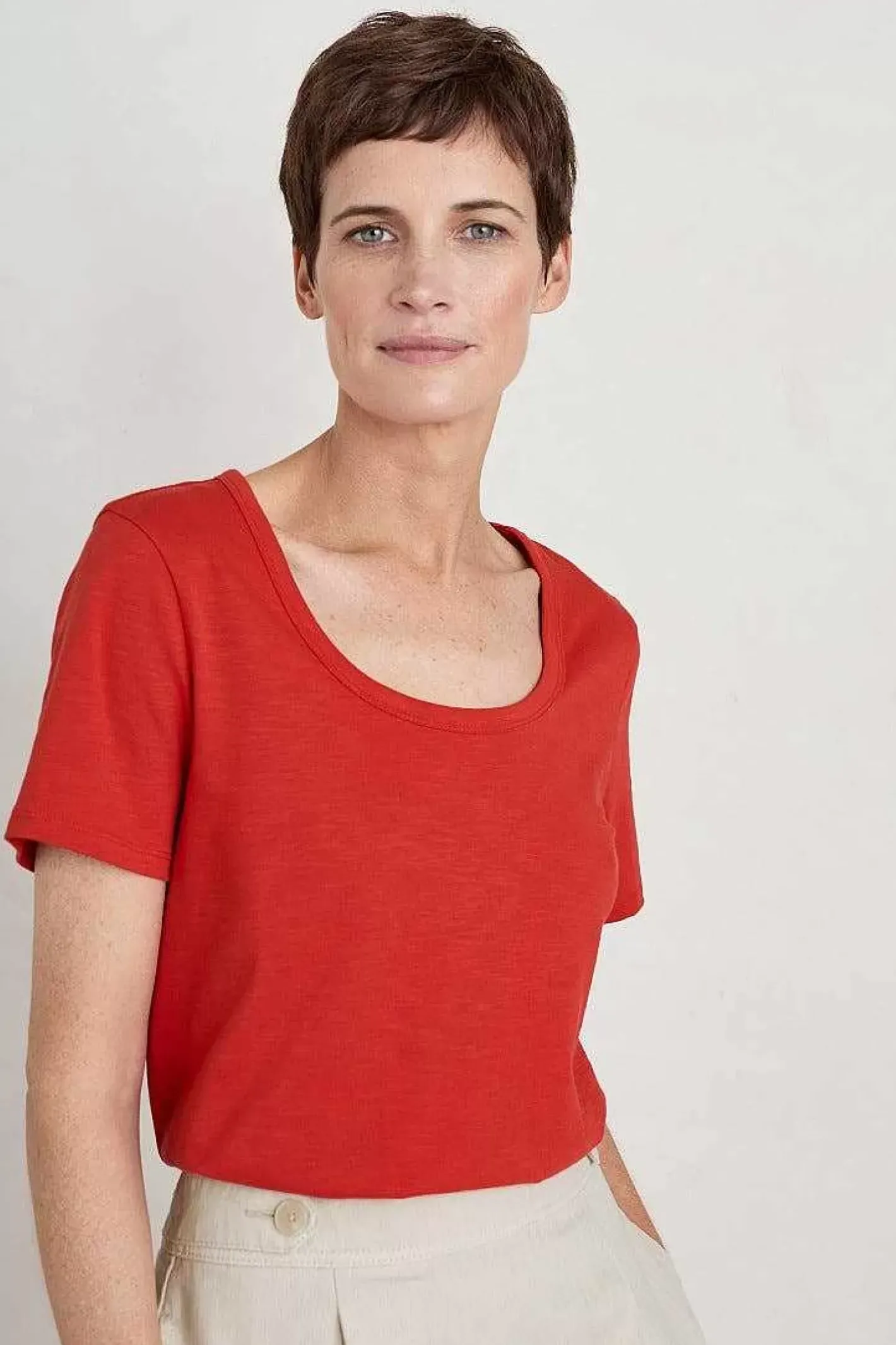 Women Seasalt Cornwall Gala Scoop Neck T-Shirt