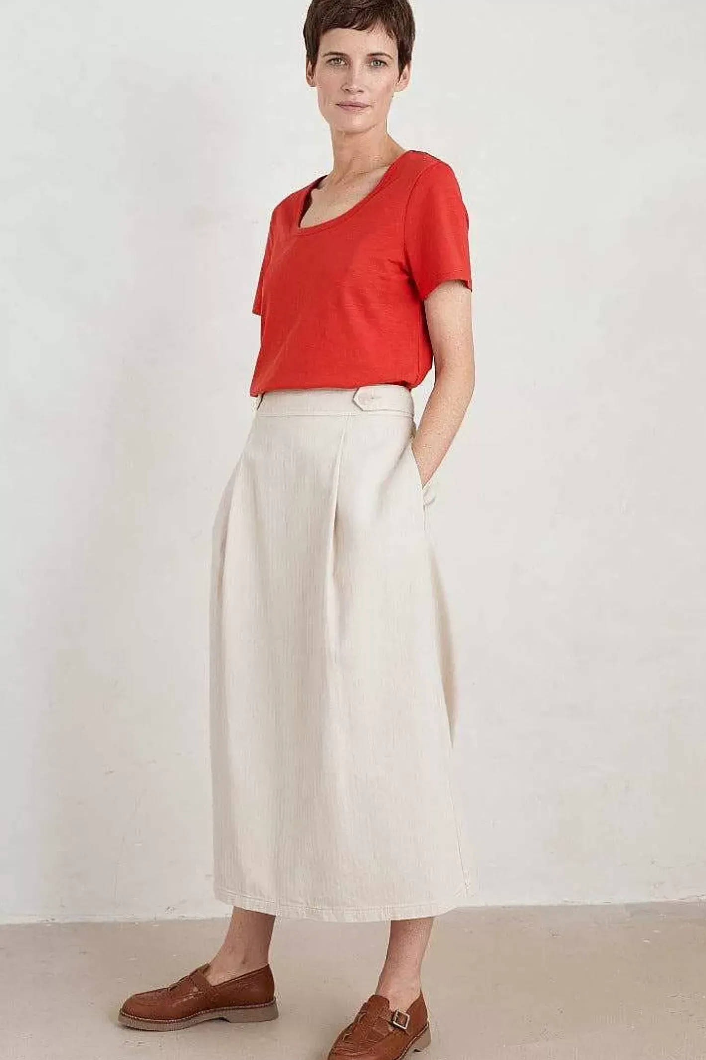 Women Seasalt Cornwall Gala Scoop Neck T-Shirt