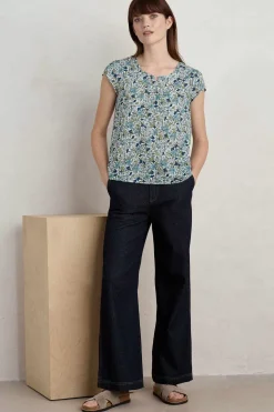Women Seasalt Cornwall Garden Gate Cotton Top