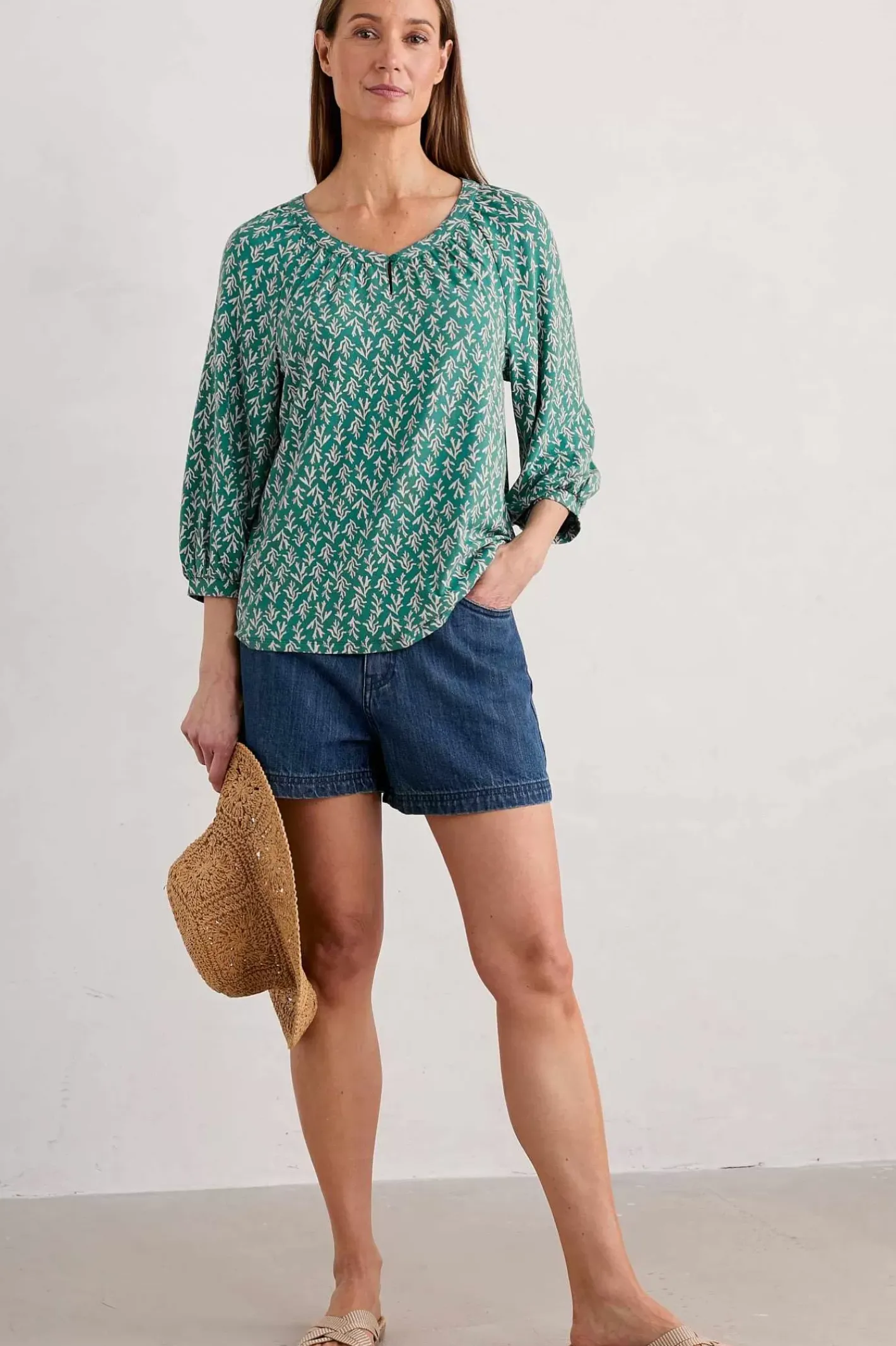 Women Seasalt Cornwall Garlanding Jersey Top