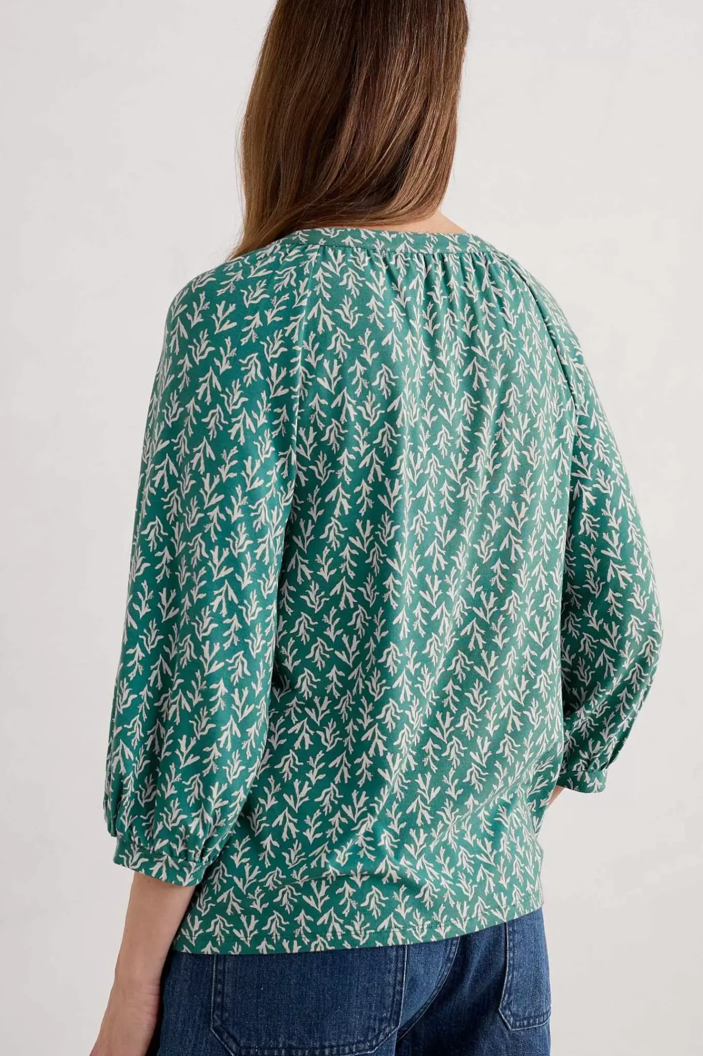 Women Seasalt Cornwall Garlanding Jersey Top