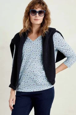 Women Seasalt Cornwall Gypsophilia Notch Neck Top