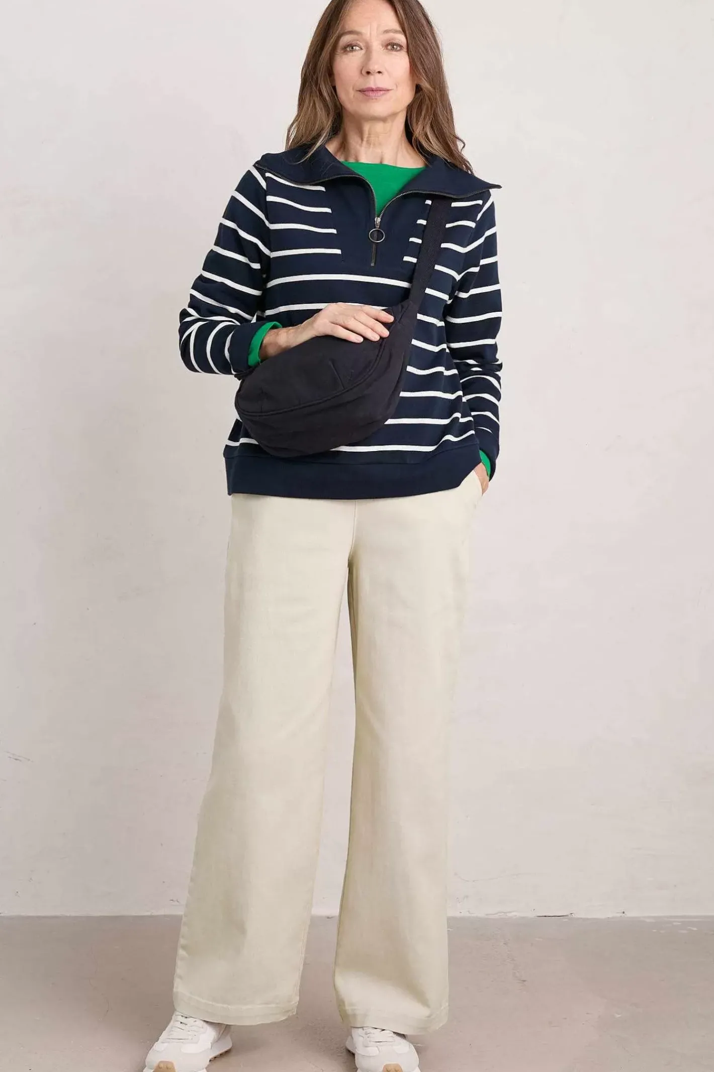 Women Seasalt Cornwall Hannafore View Full Length Wide Leg Trousers