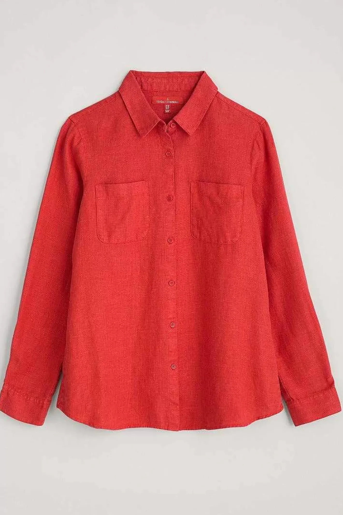 Women Seasalt Cornwall Hazel Branch Linen Shirt