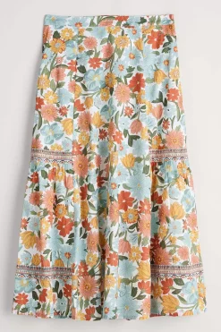 Women Seasalt Cornwall Heather Drifts Midi Skirt