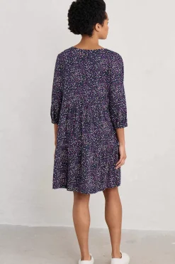 Women Seasalt Cornwall Heron Dip Tiered Jersey Dress